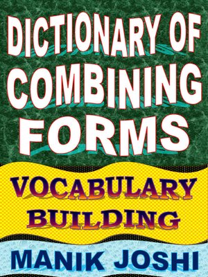 cover image of Dictionary of Combining Forms